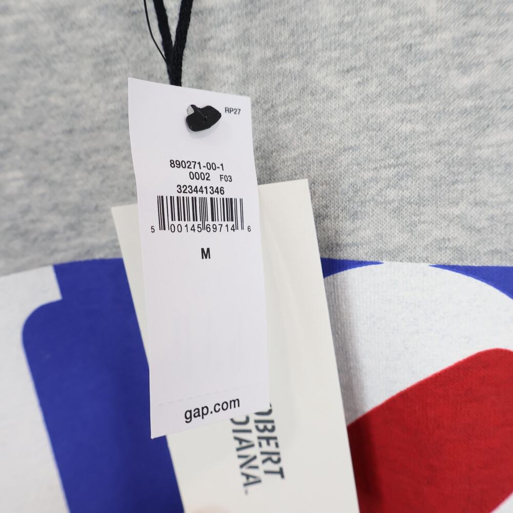 GAP x Robert Indiana Love Oversized Crewneck Sweatshirt Size Medium NWT - Picture 5 of 7